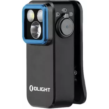 LED clip light olight OCLIP PRO (model 12894) with 3 light sources, black, multifunctional