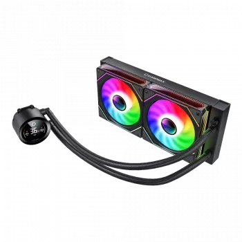Gamemax | CPU Liquid cooler | ICEBURG 240 DIGITAL | Black