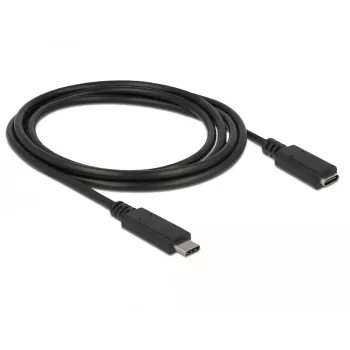USB Cable DeLOCK 85534 USB 3.2 Gen 1 1.5m USB C Black