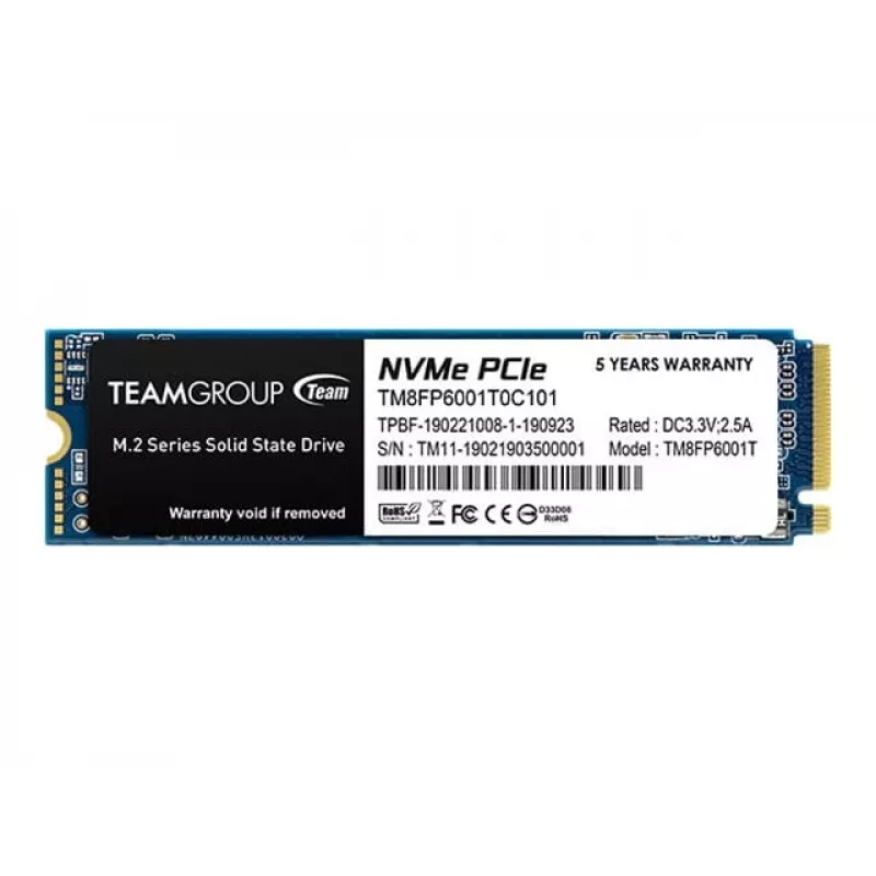 SSD disk Team Group 1 TB M.2 PCI Express 3.0 NVMe MP33