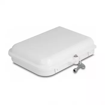 DeLOCK Fiber Optic Distribution Box 8 Port Waterproof White