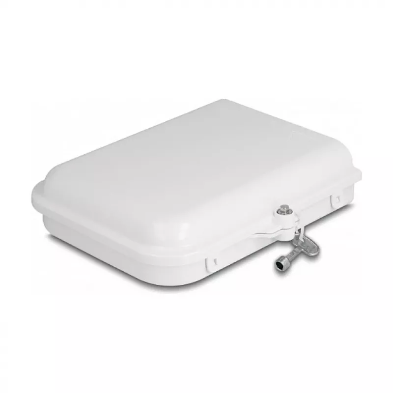 DeLOCK Fiber Optic Distribution Box 8 Port Waterproof White