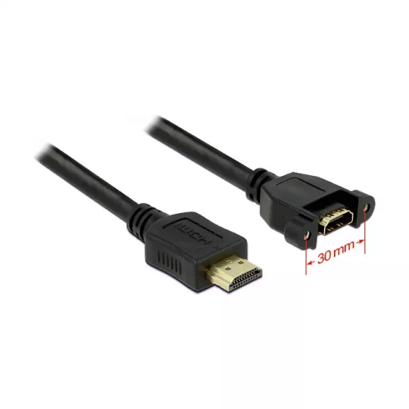 HDMI Cable DeLOCK 1m 2xHDMI