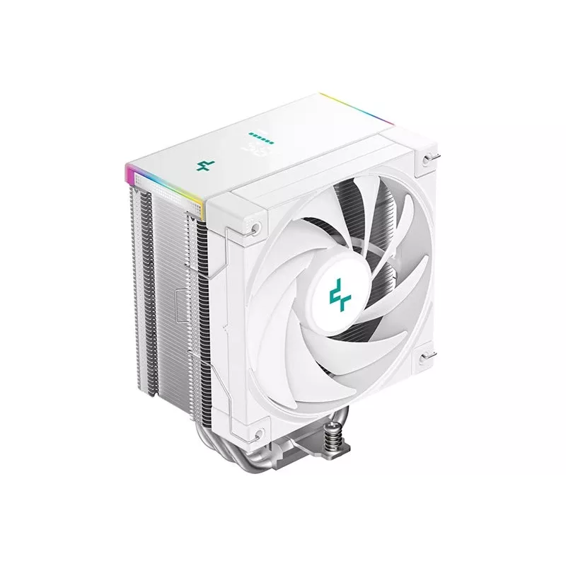 Air cooler DeepCool AK500S Digital SE — 5 heat pipes, 120 mm FDB fan, PWM, multi-LED, white, supports Intel LGA1150 and AMD sockets