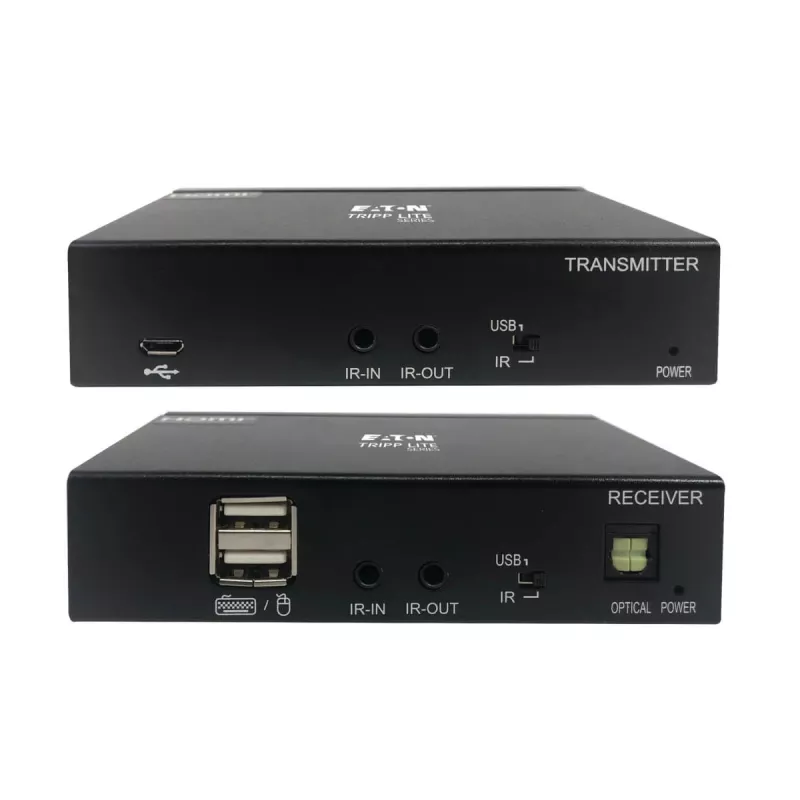 Eaton Tripp Lite Series DisplayPort to HDMI over Cat6 Extender Kit with KVM Support, 4K 60Hz, 4:4:4, USB, PoC, HDCP 2.2, up to 230 ft., TAA - Expansion for Video/Audio - HDMI, Di