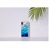 Smartphone case iKins for iPhone XS/S blue lake white