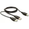 USB Cable DeLOCK USB-B/USB-A Cable 1 m Black