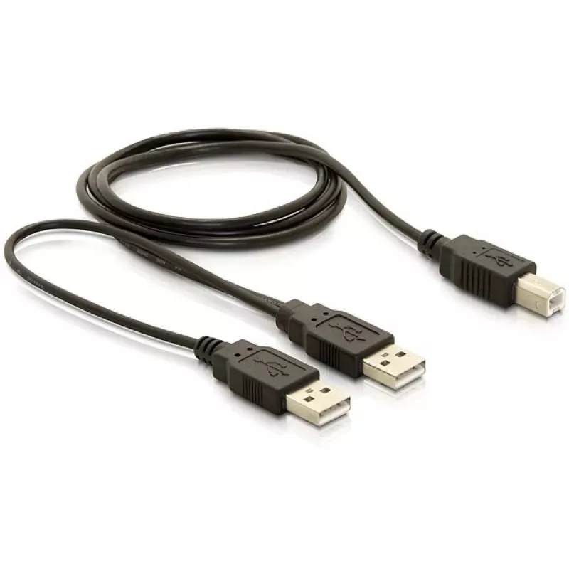 USB Cable DeLOCK USB-B/USB-A Cable 1 m Black