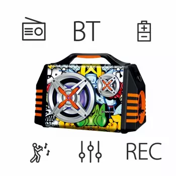 Portable Speaker Manta SPK1005PRO Helios 2, Black