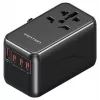Charger Vention FJGB0 100W GaN with 3× USB-C and 1× USB-A, Black