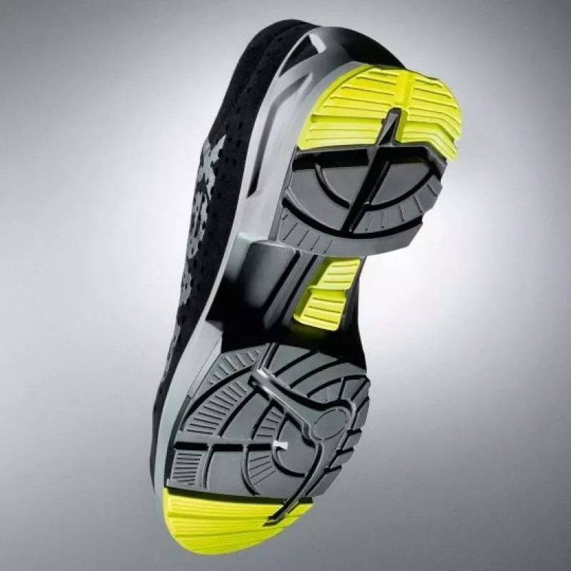 Safety shoes Uvex 85438 Unisex Adult Black Lime Polyurethane Micro Velour