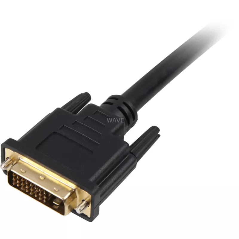 DVI Cable Sharkoon DVI-D/DVI-D (24+1) 1 m