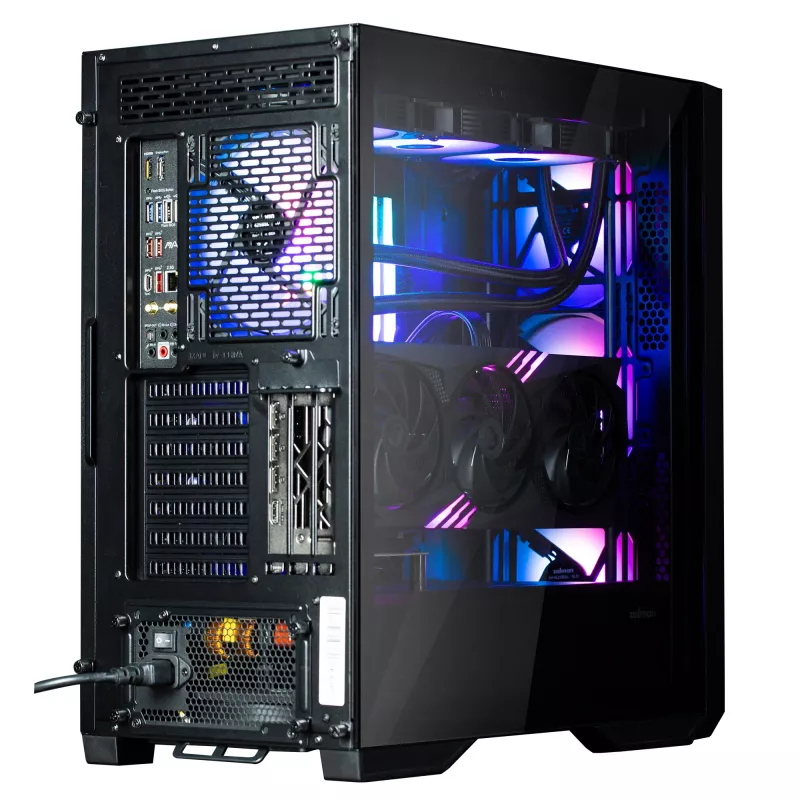 Zalman Z9 Iceberg MS Black ATX Mid Tower PC Case Included 4x 140 mm ARGB fan - Midi/Mini Tower - ATX