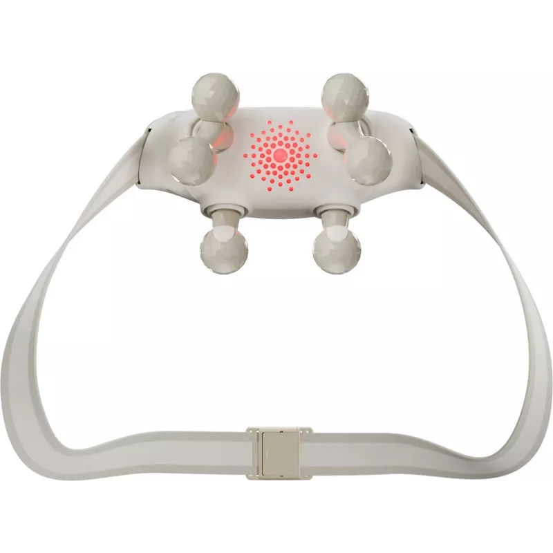 SKG H7 Ultra - Gray massage heads, Combo massage, Compression massage, Kneading massage, Vibration massage, Neck, Shoulders, Grey, Plastic, Buttons, Battery