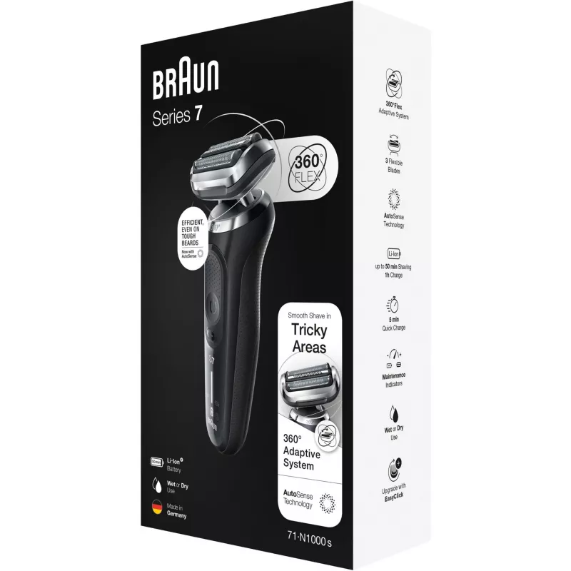Braun Series 7 71-N1000s Foil shaver Black