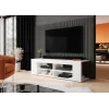Cama TV cabinet RTV TEXAS 50/134/40 white/white gloss