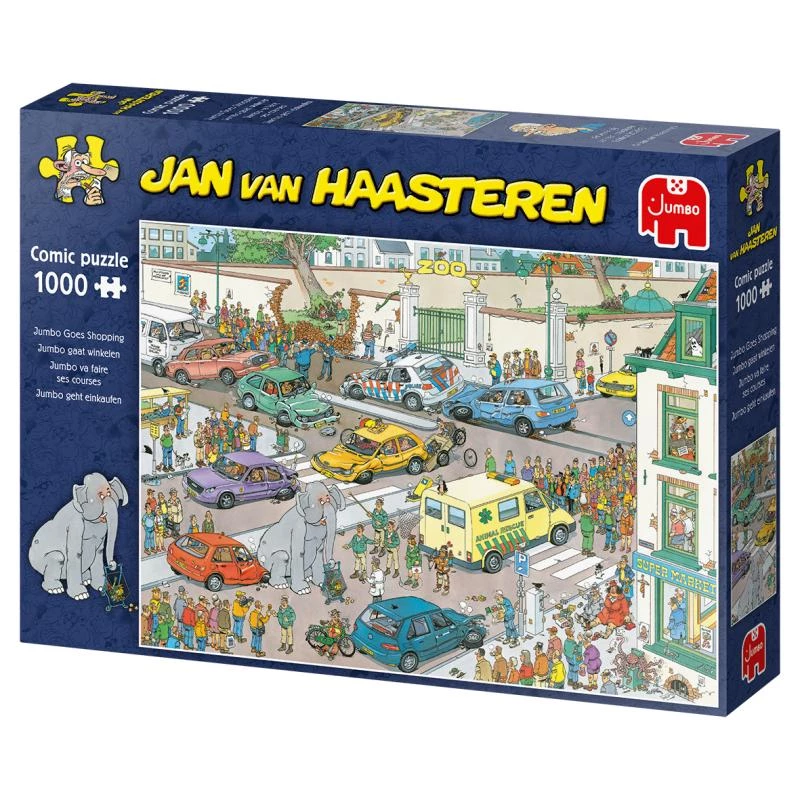 Jumbo Jan van Haasteren Jumbo geht einkaufen 1000 Pieces Puzzle (20028)