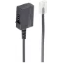 telephone cable ShiverPeaks BS71041-1 0.2 m Black
