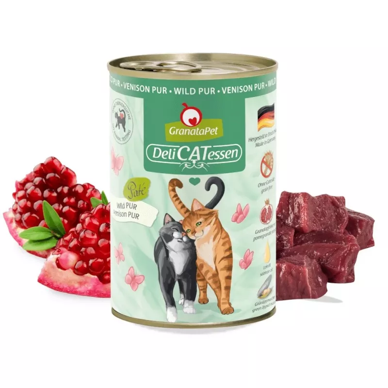 GRANATAPET DeliCATessen Venison - wet cat food - 400g