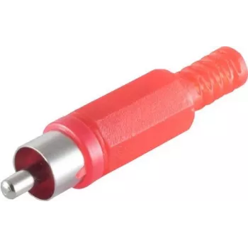 RCA Connector ShiverPeaks BS51400-R Red Male