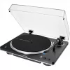 AT-LP70XBTBS, Turntable black/Silver, Integrated Phono Preamplifier, Bluetooth, fully automatic, belt drive