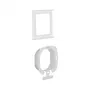 Wall plate / switch cover Berker 10107200 — white, plastic, conventional design, single pack