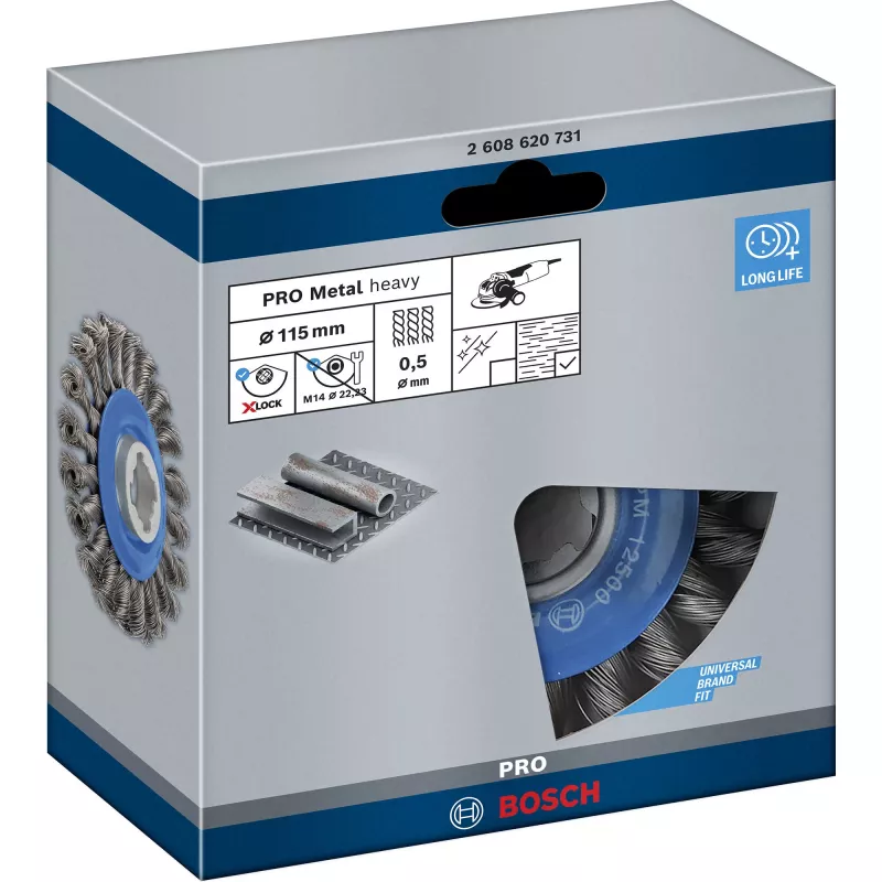 Bosch 2 608 620 731 angle grinder accessory Wire wheel