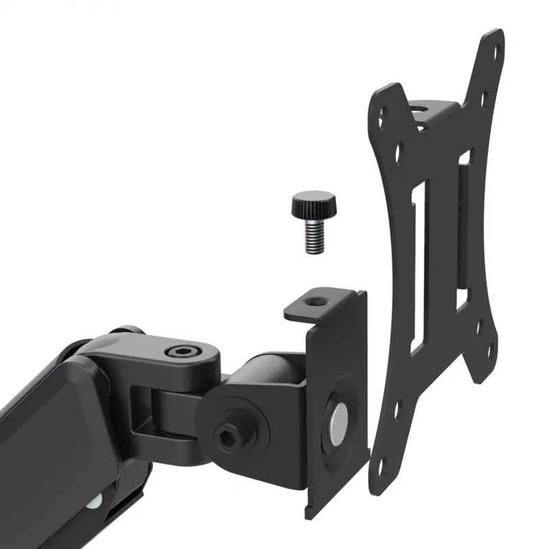 Maclean 2 monitor mount, gas spring, 17-32, 2-10kg, black, MC-134