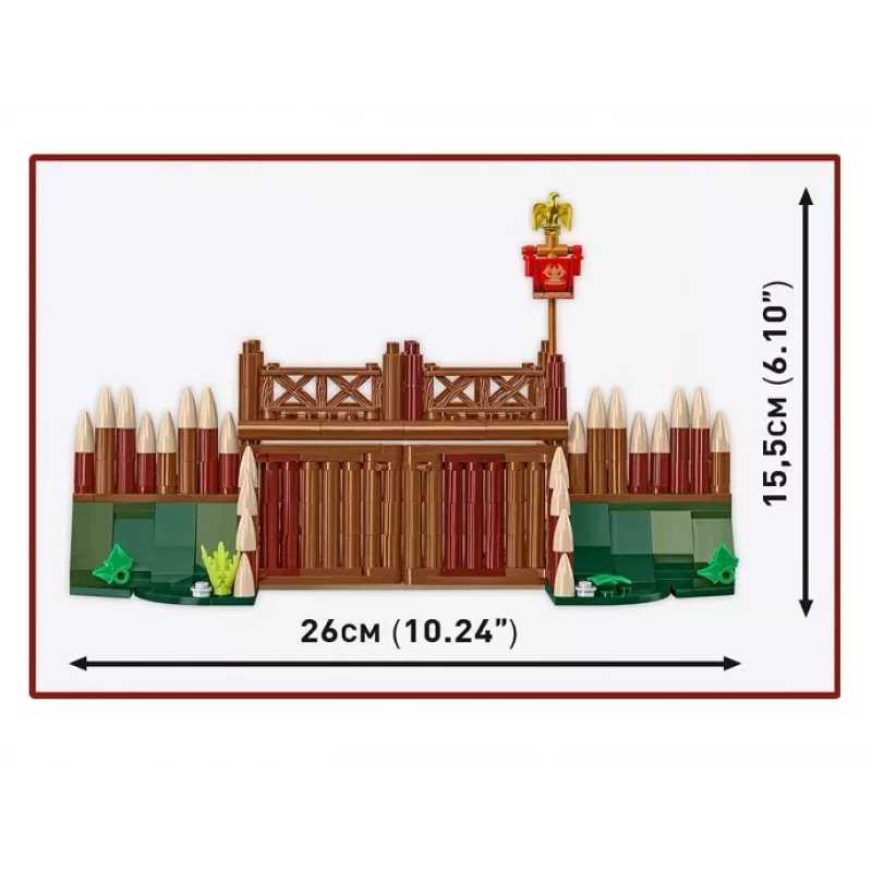 Cobi building set Imperium Romanum — Roman Camp Gate, 591 pieces
