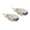Serial Cable DeLOCK RS-232 1m Beige DB-9