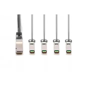 Direct Attach Cable Digitus 40G QSFP+ to 4XSFP+ 1m