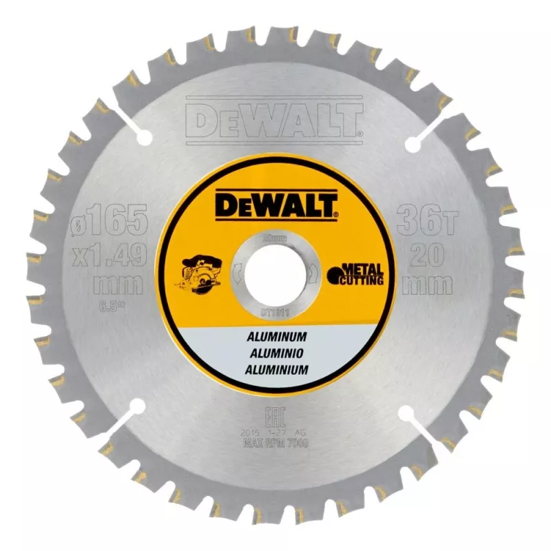 Saw blade 165x20 DT1911 DEWALT