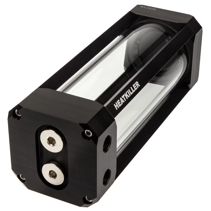 CPU Watercool Heatkiller liquid cooling reservoir 0.375 L black/transparent 70×70×198.5 mm