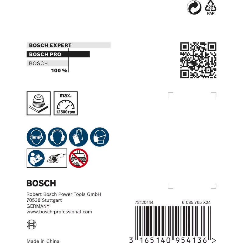 Bosch 2 608 620 727 angle grinder accessory Cup brush