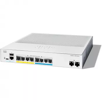 Managed Switch Cisco Catalyst C1300-8MGP-2X L2/L3 Gigabit Ethernet PoE