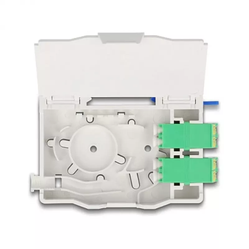 Network Cable DeLOCK Optical Fiber Connection Box 85936 LC Duplex White