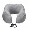 Orthopedic travel neck pillow ActionMed PO400AM, foam filler, grey — neck and nape support
