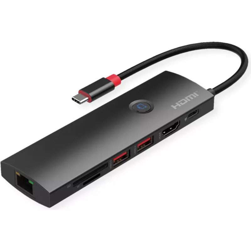 ROLINE USB-C Docking Station 4K HDMI 1x C PD 2xUSB3.2Gen2 1xGbE - Digital/Data (12.02.1126)