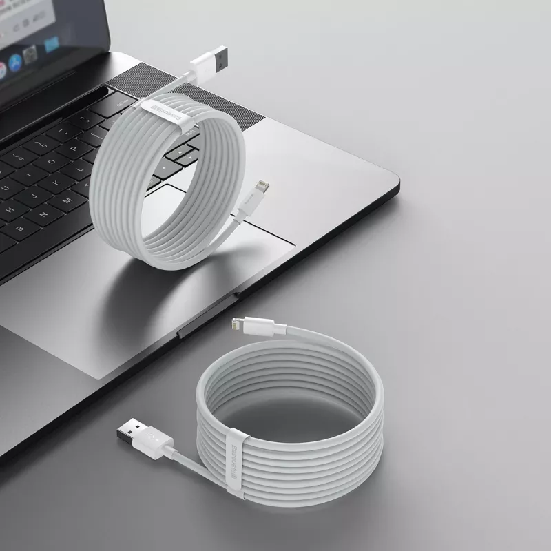 Baseus TZCALZJ-02 mobile phone cable White 1.5 m USB A Lightning