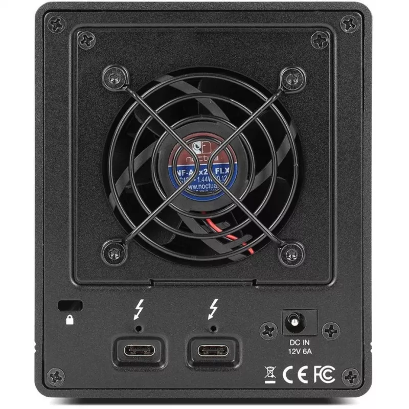 ThunderBay 4 mini, drive enclosure black, Professional Grade 4-Drive HDD/SSD Thunderbolt 3 Enclosure