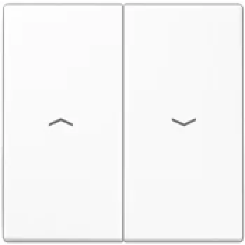 Wall-mounted switch module Jung LS 995 P WW, white, IP44 protection, compatible with 4072.01 LED