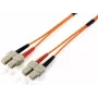Equip SC/SC Fiber Optic Patch Cable, OS2, 15m, 15 m, OS2, 2x SC, 2x SC