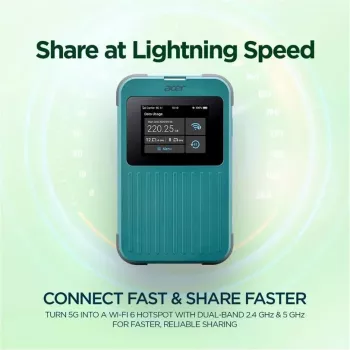 Portable router Acer Connect M4E 20GB Dual-band Wi-Fi 6 5G