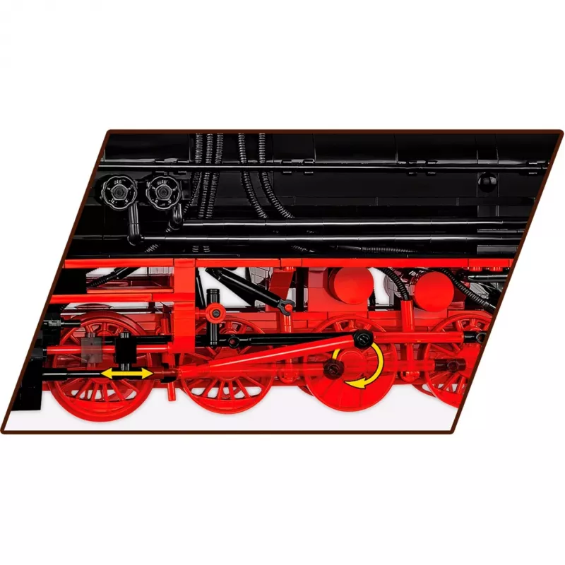 DR BR Class 52 Steam Locomotive, Construction Toy Scale 1:35