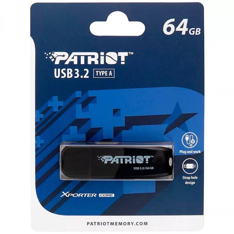 USB flash drive Patriot Memory 64 GB USB Type-A 3.2 Gen 1 Xporter Core