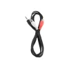 Gembird 1.5m - 3.5mm/2xRCA - M/M 1.5m 3.5mm 2 x RCA Schwarz - Rot - Weiß (CCA-458)