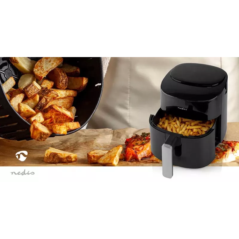 Air fryer Nedis KAAF160BK single-basket 4.2 L 1300 W Black