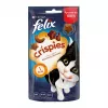 Dry cat treat Felix Crispies Beef & Chicken 45 g — meaty crunchy snack for adult cats, 31.5% protein, 15.5% fat