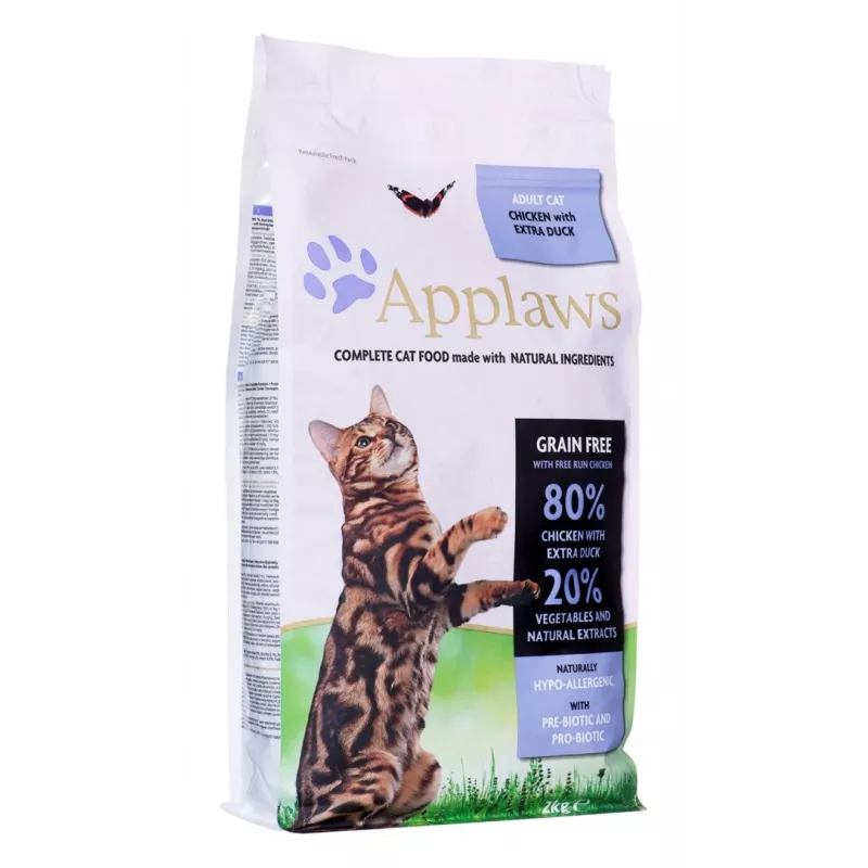 Applaws dry cat food, chicken with duck, 2 kg