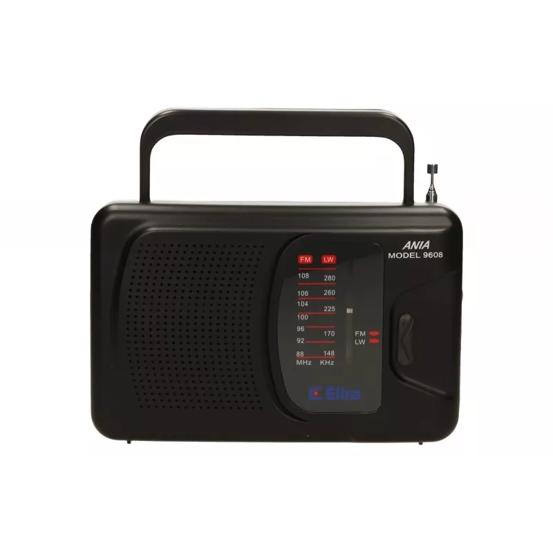 Radio mains and battery powered Fm, Lw Eltra Ania